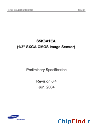 Datasheet S5K3A1EA02 производства Samsung