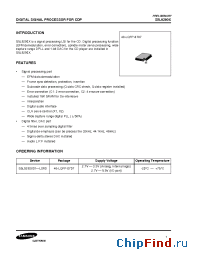 Datasheet S5L9290X01-L0R0 производства Samsung
