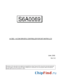 Datasheet S6A0069 производства Samsung