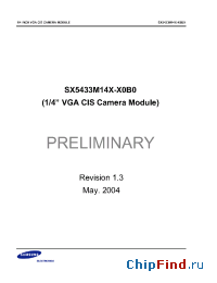 Datasheet SX5433M14X manufacturer Samsung