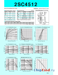 Datasheet 2SC4512 производства Sanken