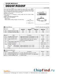Datasheet DD25F160 производства SanRex