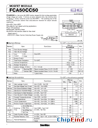 Datasheet FCA75CC50 manufacturer SanRex