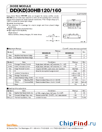 Datasheet KD30HB120 производства SanRex