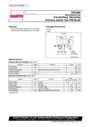 Datasheet 1SV268 manufacturer Sanyo