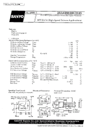 Datasheet 2SA1259 manufacturer Sanyo