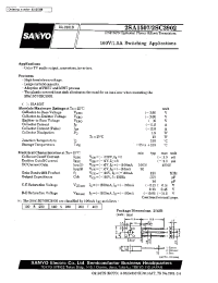 Datasheet 2SA1507 manufacturer Sanyo