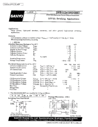 Datasheet 2SB1134 производства Sanyo
