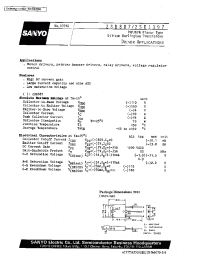 Datasheet 2SB887 manufacturer Sanyo