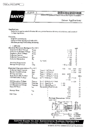 Datasheet 2SD1826 производства Sanyo