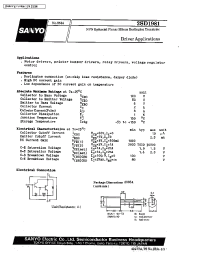 Datasheet 2SD1981 производства Sanyo