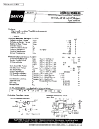 Datasheet 2SD613 производства Sanyo
