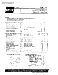 Datasheet 2SK2154 производства Sanyo