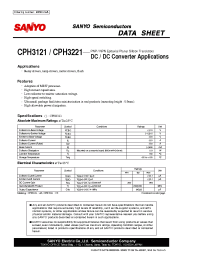 Datasheet CPH3121 manufacturer Sanyo