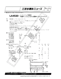 Datasheet LA4520 производства Sanyo