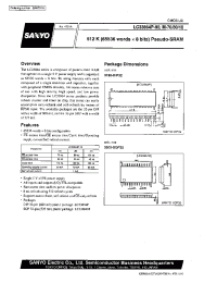 Datasheet LC33864M-10 производства Sanyo