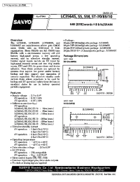 Datasheet LC3564SM производства Sanyo
