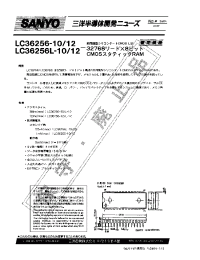 Datasheet LC36256P/PM производства Sanyo
