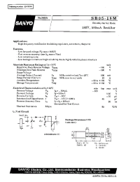 Datasheet SB05-18M производства Sanyo