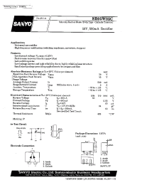 Datasheet SB05W05 manufacturer Sanyo