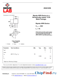 Datasheet BC300-4 manufacturer SemeLAB