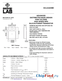 Datasheet BUL54ASMD manufacturer SemeLAB