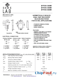 Datasheet BYV34300M manufacturer SemeLAB