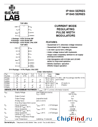 Datasheet IP3844N manufacturer SemeLAB