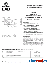 Datasheet IP78M12LCC4-8QR-B manufacturer SemeLAB
