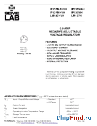 Datasheet LM137MAH-8QR-B производства SemeLAB