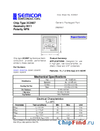 Datasheet 2N2857 manufacturer Semicoa