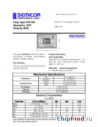 Datasheet 2N5109UB manufacturer Semicoa
