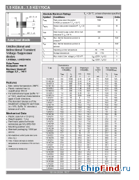Datasheet 1.5KE13 manufacturer Semikron