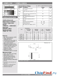 Datasheet 1.5SMCJ170 manufacturer Semikron