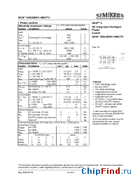 Datasheet 1602GB061-459CTV manufacturer Semikron