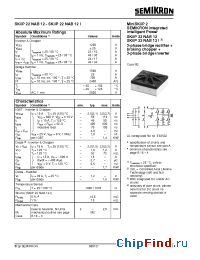 Datasheet 21NAB06 manufacturer Semikron