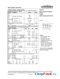 Datasheet 232GDL120-410CTV manufacturer Semikron