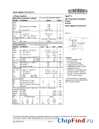 Datasheet 292GH170-273CTV manufacturer Semikron