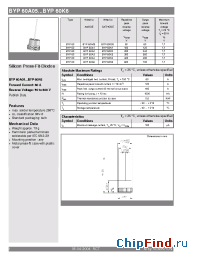 Datasheet BYP60A1 manufacturer Semikron