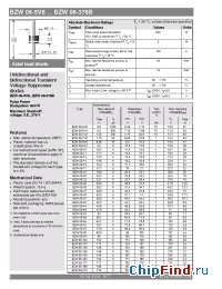 Datasheet BZW06-7V8 manufacturer Semikron