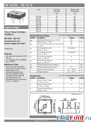 Datasheet DB15-005 производства Semikron
