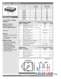 Datasheet DB35-005 производства Semikron