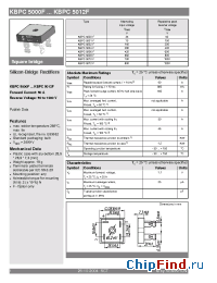 Datasheet KBPC5006F производства Semikron