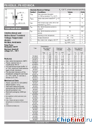 Datasheet P6KE110A производства Semikron