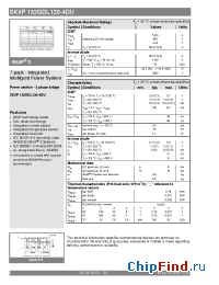 Datasheet SKIIP132GDL120-4DU производства Semikron