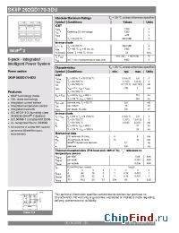 Datasheet SKIIP292GD170-3DU manufacturer Semikron
