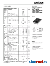 Datasheet SKIIP30NAB12 производства Semikron