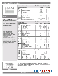 Datasheet SKIIP342GDL120-4DU manufacturer Semikron