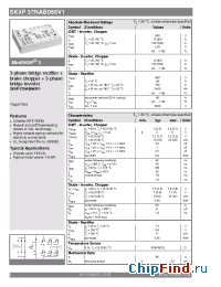 Datasheet SKiiP37NAB065V1 manufacturer Semikron