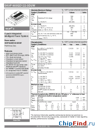 Datasheet SKIIP603GD122-3DUW manufacturer Semikron